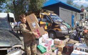 Оренбургские волонтёры отправили гуманитарный груз в Курск и Белгород