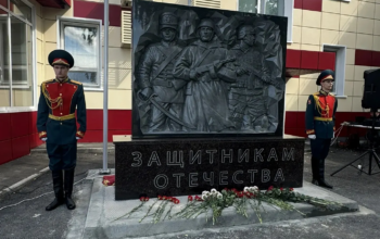 В Оренбурге открыли стелу в память о защитниках Отечества
