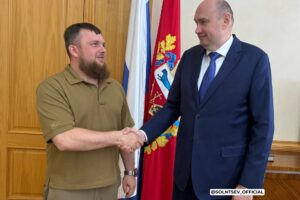 Евгений Солнцев встретился с командиром отряда БАРС-6 «Форштадт»