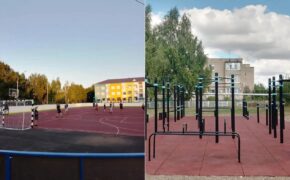 В Саракташе открыли «умную» спортивную площадку