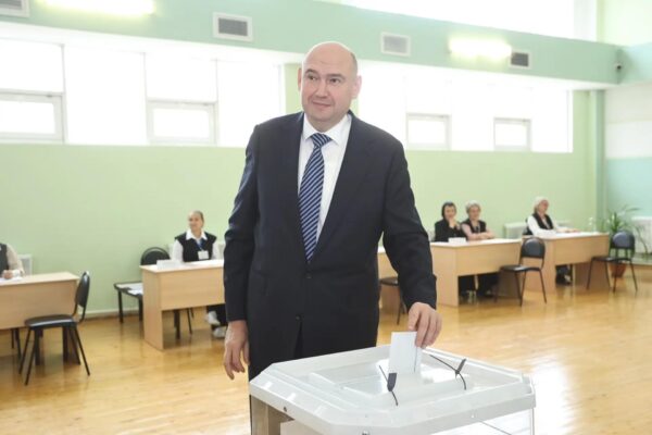 Губернатор Оренбуржья Евгений Солнцев проголосовал на выборах